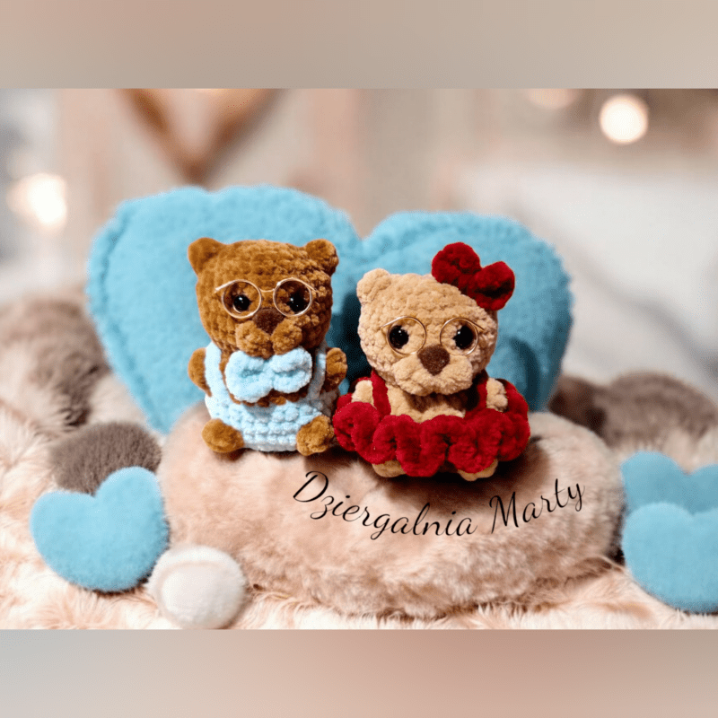 Wzór szydełkowy: Kolekcja miniaturek: Misie